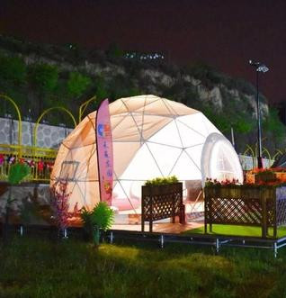 鹤山河南球形帐篷-室外浪漫乐园